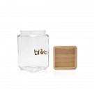 54 oz. Glass Candy Jars w/ Wooden Lids