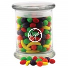 Runts Candy in a Large Round Glass Jar with Lid