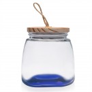 64 oz. Glass Candy Jars with Suction Wooden Lid