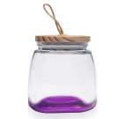 64 oz. Glass Candy Jars with Suction Wooden Lid