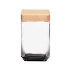 54 oz. Glass Candy Jars w/ Wooden Lids