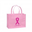 Breast Cancer Awareness Pink Laminated Totes - Screen Print