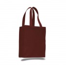 12 Oz. Cotton Canvas Gusset Shopping Tote Bag