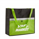 Corridor Non-Woven Tote Bag with Snap Pocket