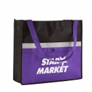 Corridor Non-Woven Tote Bag with Snap Pocket