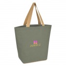 Marketplace Jute Tote Bag