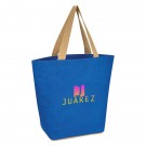 Marketplace Jute Tote Bag