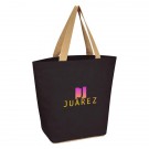 Marketplace Jute Tote Bag