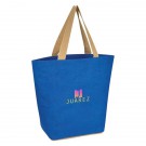 Marketplace Jute Tote Bag