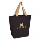 Marketplace Jute Tote Bag