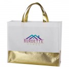 Flair Metallic Accent Non-Woven Tote Bag