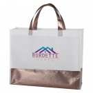 Flair Metallic Accent Non-Woven Tote Bag