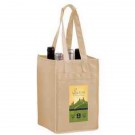 Wine Tote - 4 Bottle Bag in CMYK - Color Evolution