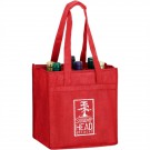 Wine Tote - 6 Bottle Bag - Screen Print