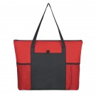 Non-Woven Voyager Zippered Tote Bag