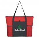 Non-Woven Voyager Zippered Tote Bag