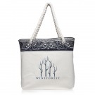 Paisley Pattern Canvas Tote Bags