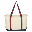 Large Cotton Canvas Admiral Tote Bag