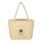 Medium Cotton Canvas Yacht Tote Bag