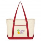 Large Cotton Canvas Sailing Tote Bag