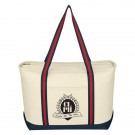 Large Cotton Canvas Admiral Tote Bag