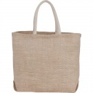 Herringbone Jute Tote