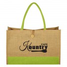 Jute Box Tote Bag