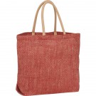 Herringbone Jute Tote