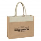 Jute Tote Bag With Front Pocket