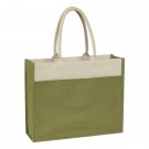 Jute Tote Bag With Front Pocket