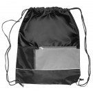 15W X 18H  inch Front Pocket Drawstring Backpacks