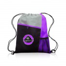 Mesh Pocket Drawstring Backpacks