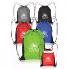 Mesh Accent Drawstring Backpacks