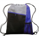 Mesh Pocket Drawstring Backpacks