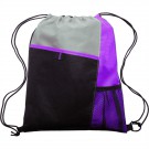 Mesh Pocket Drawstring Backpacks