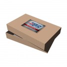 Kraft Pinstripe Apparel Debossed Box