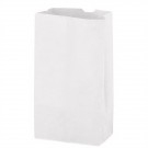 White Kraft Paper SOS Lunch Bag - 6 lb - Flexo Ink