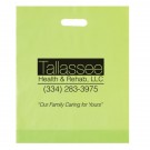 Frosted Plastic Die Cut Bag - Flexo Ink