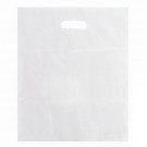 Frosted Plastic Die Cut Bag - Flexo Ink