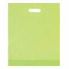 Frosted Plastic Die Cut Bag - Flexo Ink