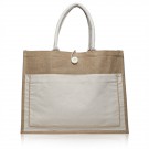 Cotton Pocket Jute Tote Bags