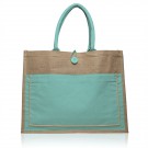 Cotton Pocket Jute Tote Bags