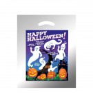 Halloween Plastic Die Cut/Silver - Ghosts with Pumpkins