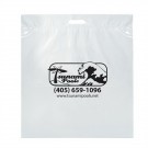 Die Cut Fold-Over Reinforced Plastic Bag - Flexo Ink