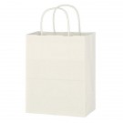 Kraft Paper White Shopping Bag - 8