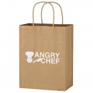 Kraft Paper Brown Shopping Bag - 8