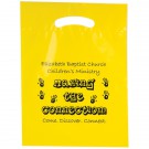 Die Cut Fold-Over Reinforced Plastic Bag - Flexo Ink