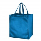 Metallic Gloss Smooth Designer Grocery Totes - Screen Print