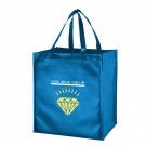 Metallic Gloss Smooth Designer Grocery Totes - Screen Print