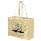 Metallic Gloss Patterned Designer Tote Bags - Screen Print